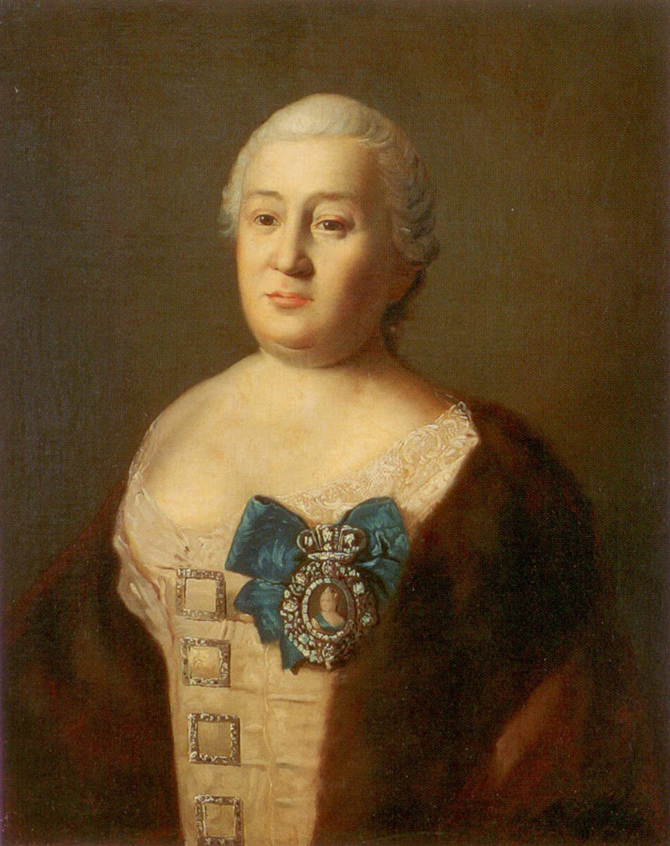 Мавра Јегоровна Шувалова, крај 1750-их, Алексеј Антропов. 