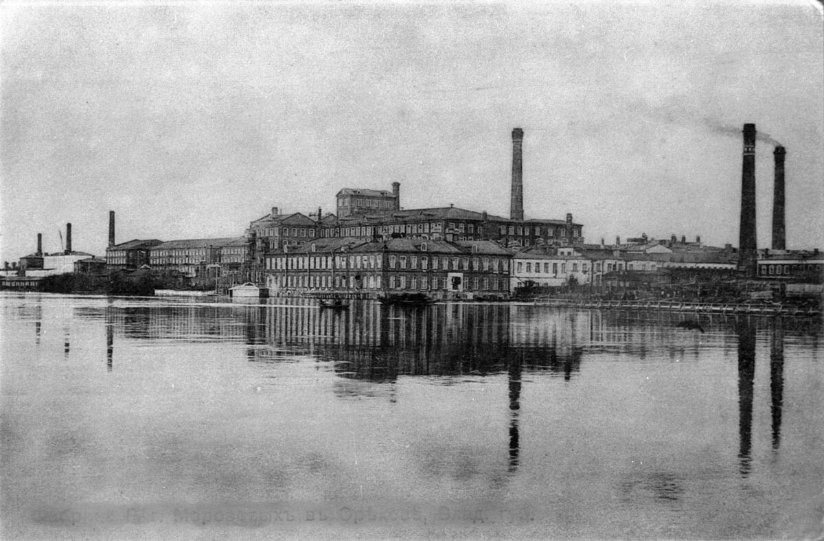 La fábrica de hilado de algodón Nikolskaia que perteneció a los Morozov