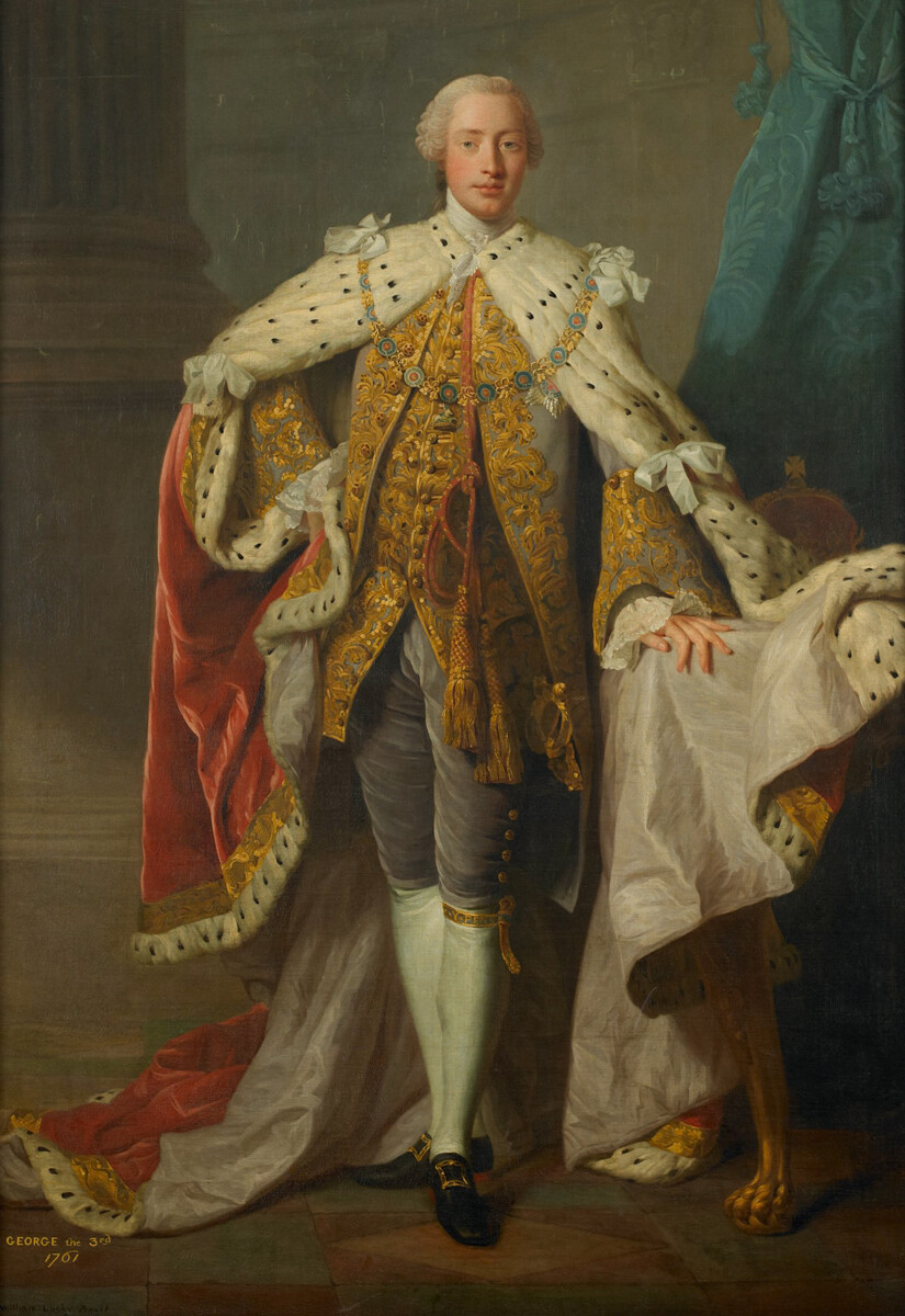 Rey Jorge III de Gran Bretaña.
