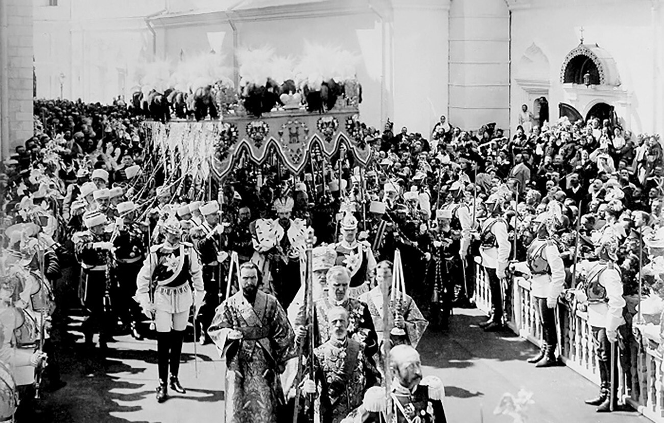 The coronation of Nicholas II