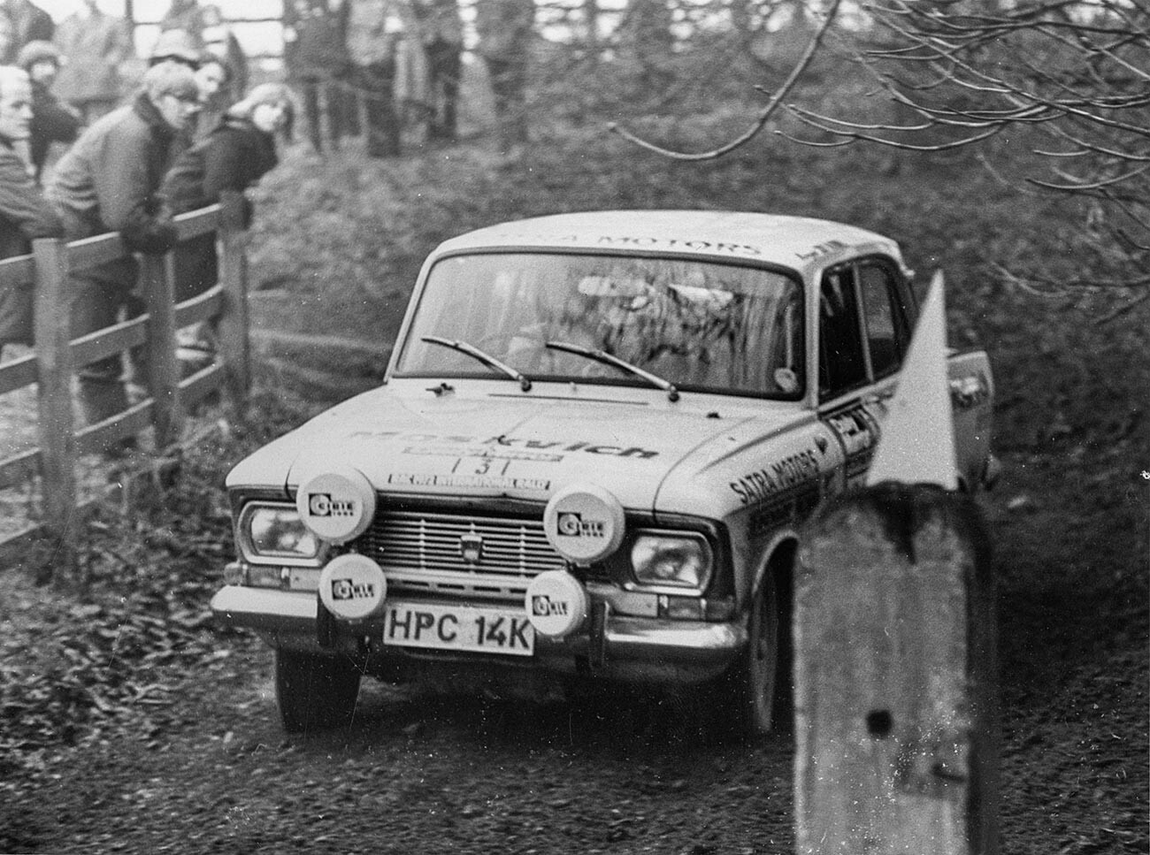 Moskvitch 412, Tony Lanfranchi /John McKerrell RAC Rally1972/