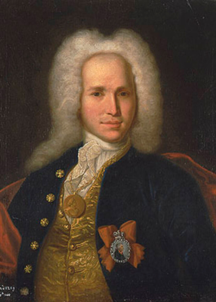 Portrait of A. K.Nartov, 18th century, Ivan Nikitin