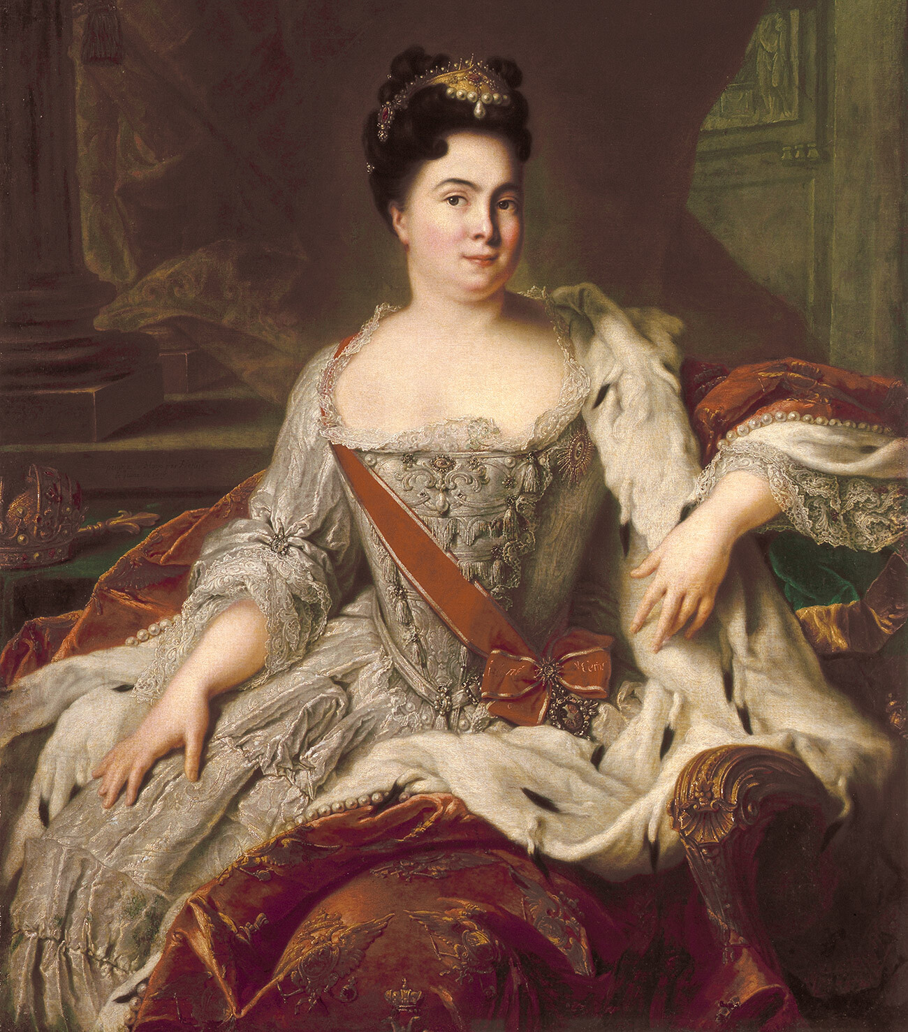 Zarin Anna Iwanowna, 1730.
