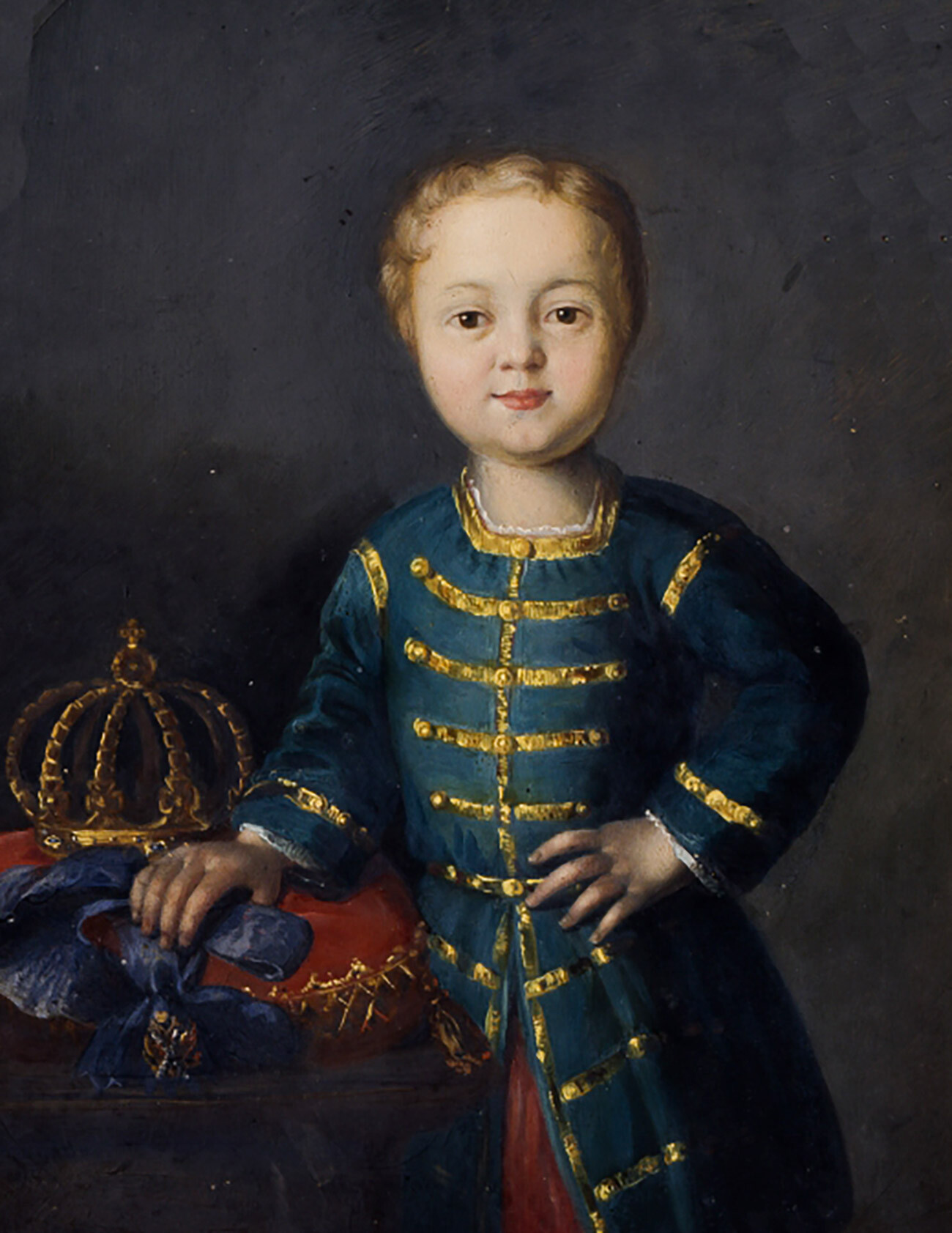 Porträt des Zaren von Russland Iwan VI. Antonowitsch (1740 - 1764)ю