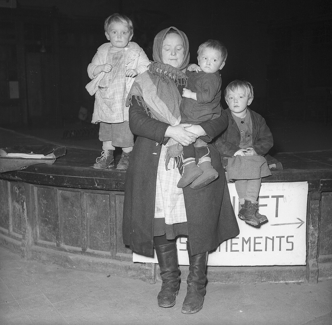 Allemands de la Volga réfugiés, 1944