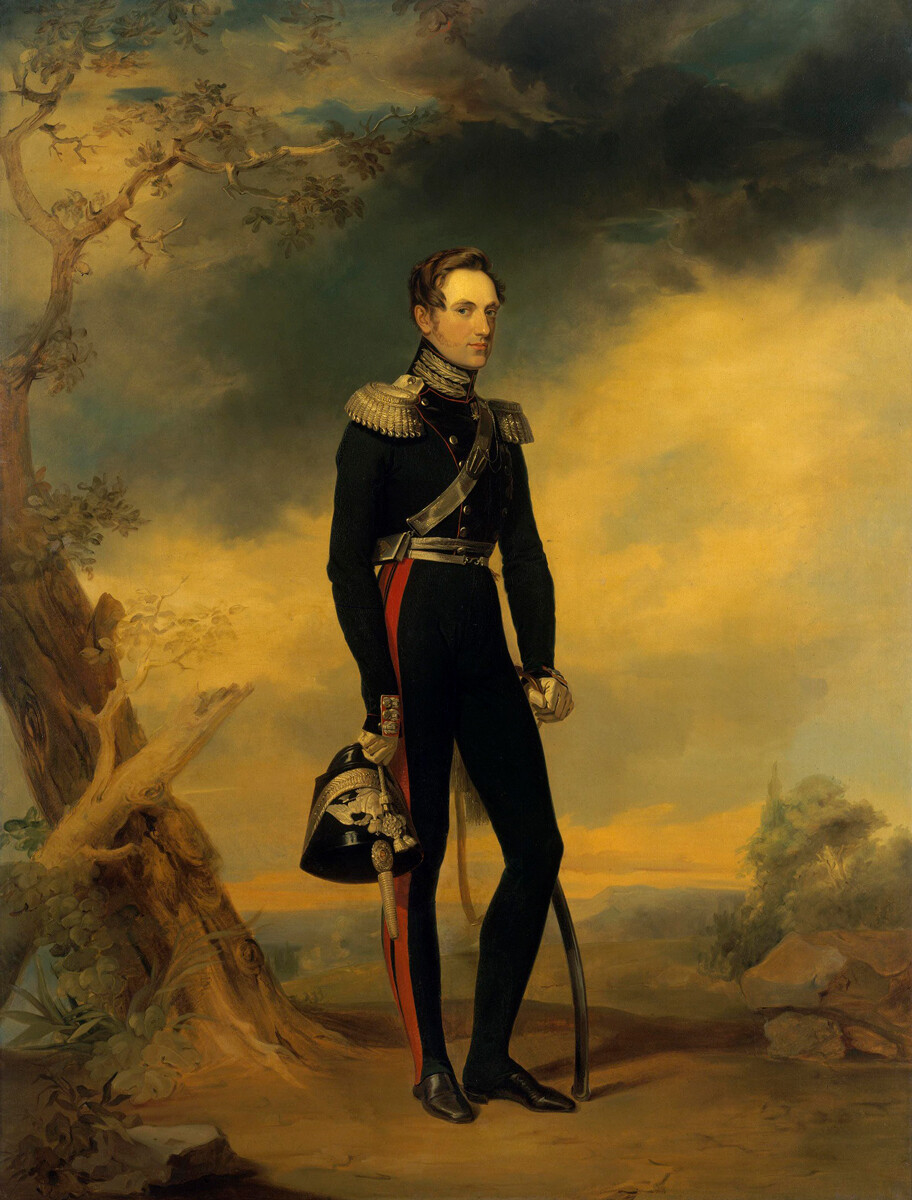 Porträt des Großfürsten Nikolai Pawlowitsch, 1847, Egor Botman.