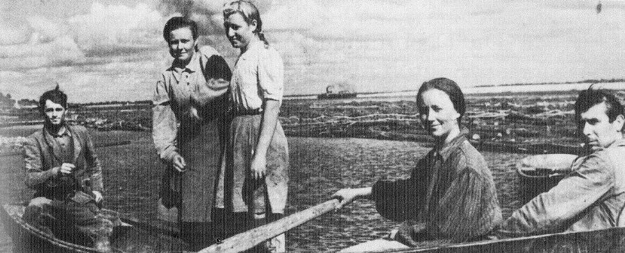 Alemães deportados para Komi, 1948.