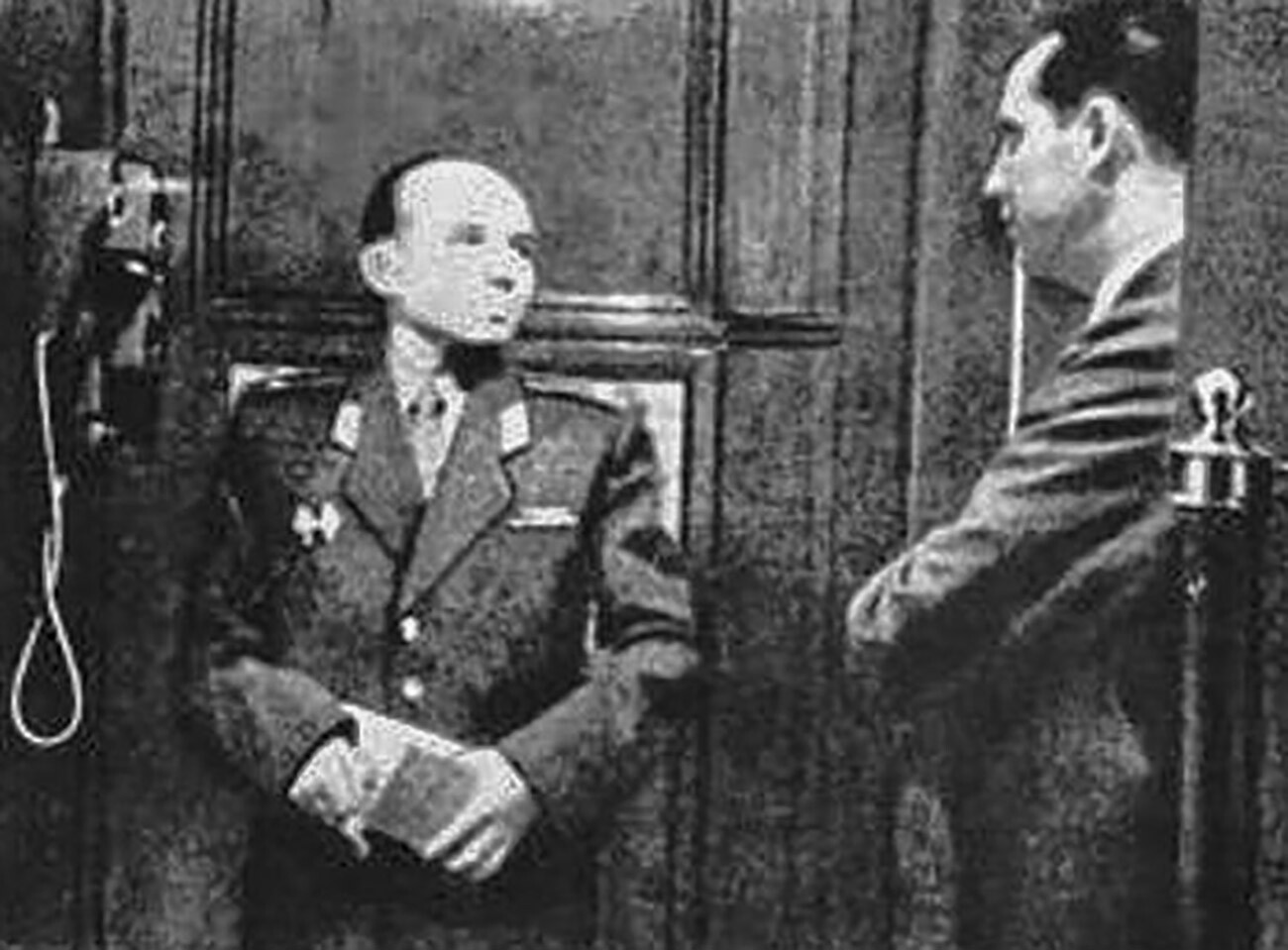 Reunión entre Popov y Russell Langelle, residente de la inteligencia estadounidense en la URSS.