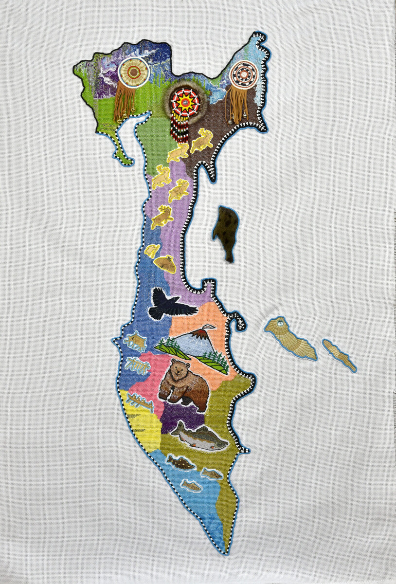 Kamchatka en el mapa.