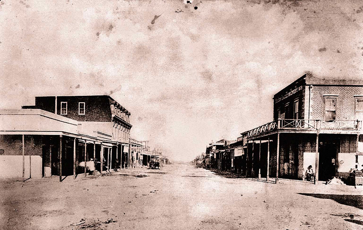 Tombstone, AZ - Allen Street, 1882.