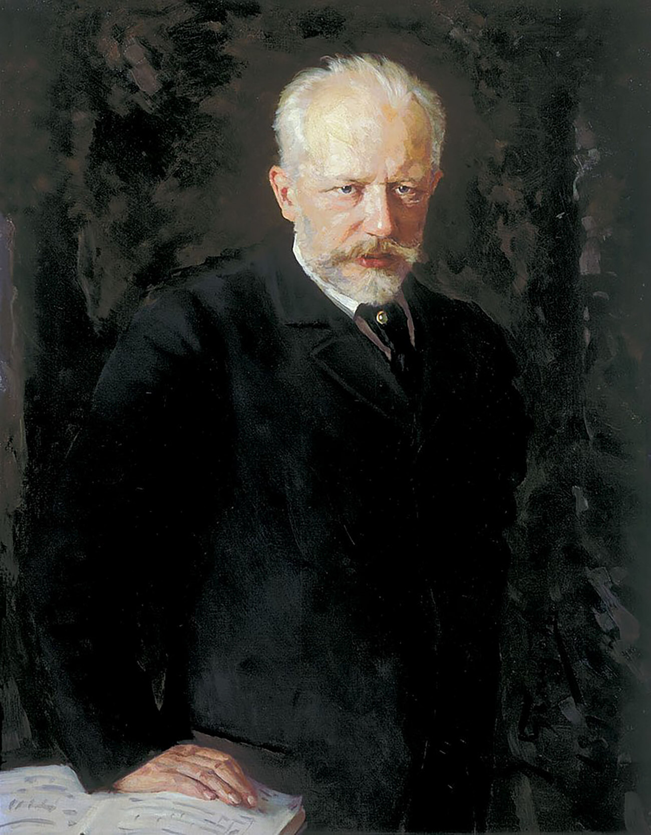 Ritratto di Pjotr Chajkovskij (1840-1893), dipinto nel 1893 da Nikolaj Kuznetsov
