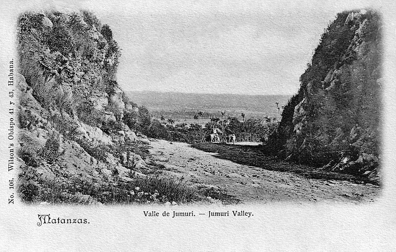 Valle del Yumurí alrededor de 1900.