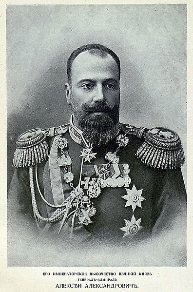 El Gran Duque Alexéi, en 1904
