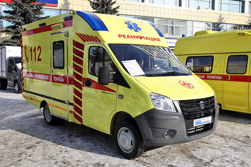 Vehículo ambulancia GAZ-A21R22 sobre chasis de GAZel NEXT, 2013.