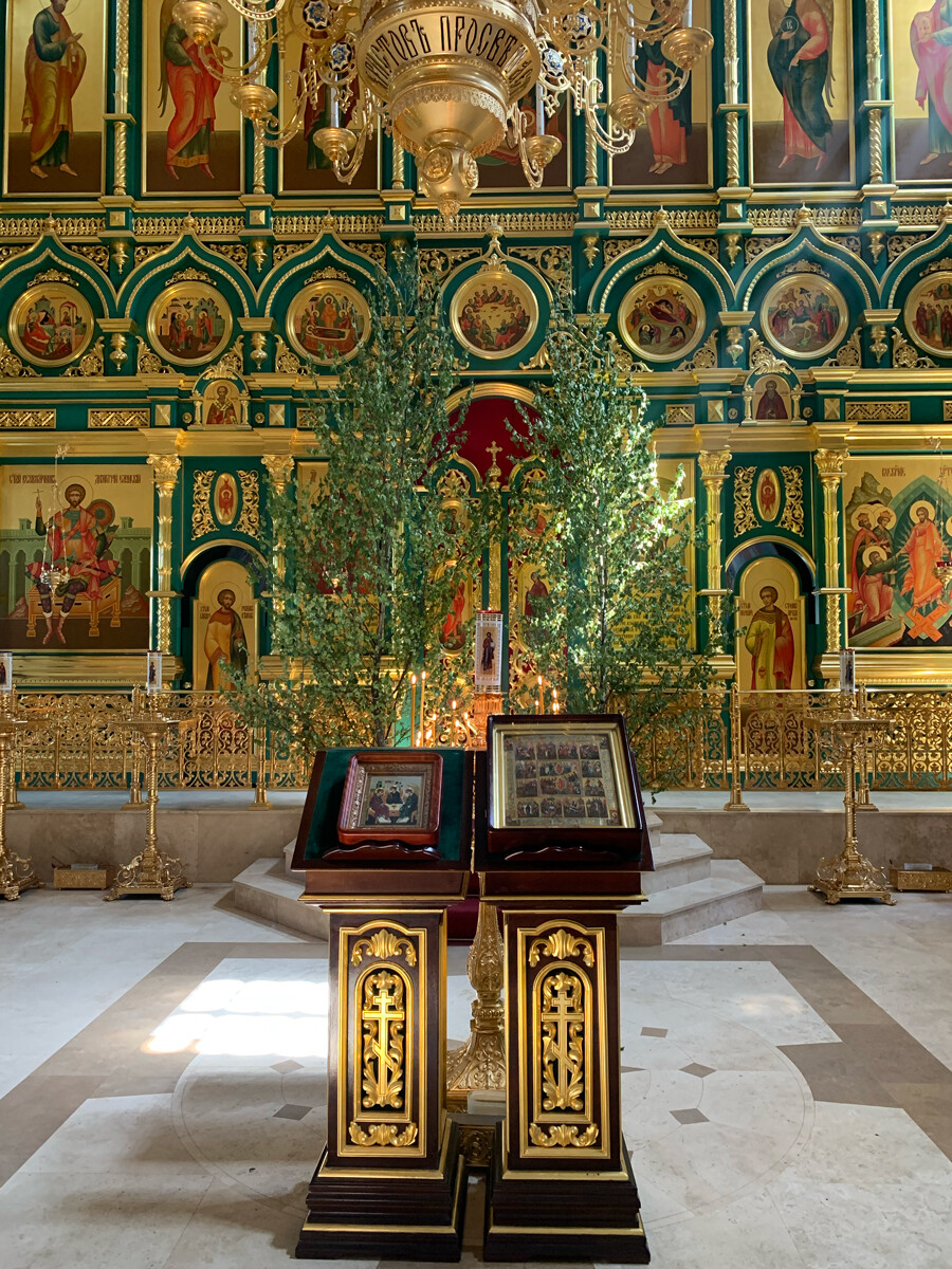 Iglesia de la Resurrección en Plios, región de Ivánovo