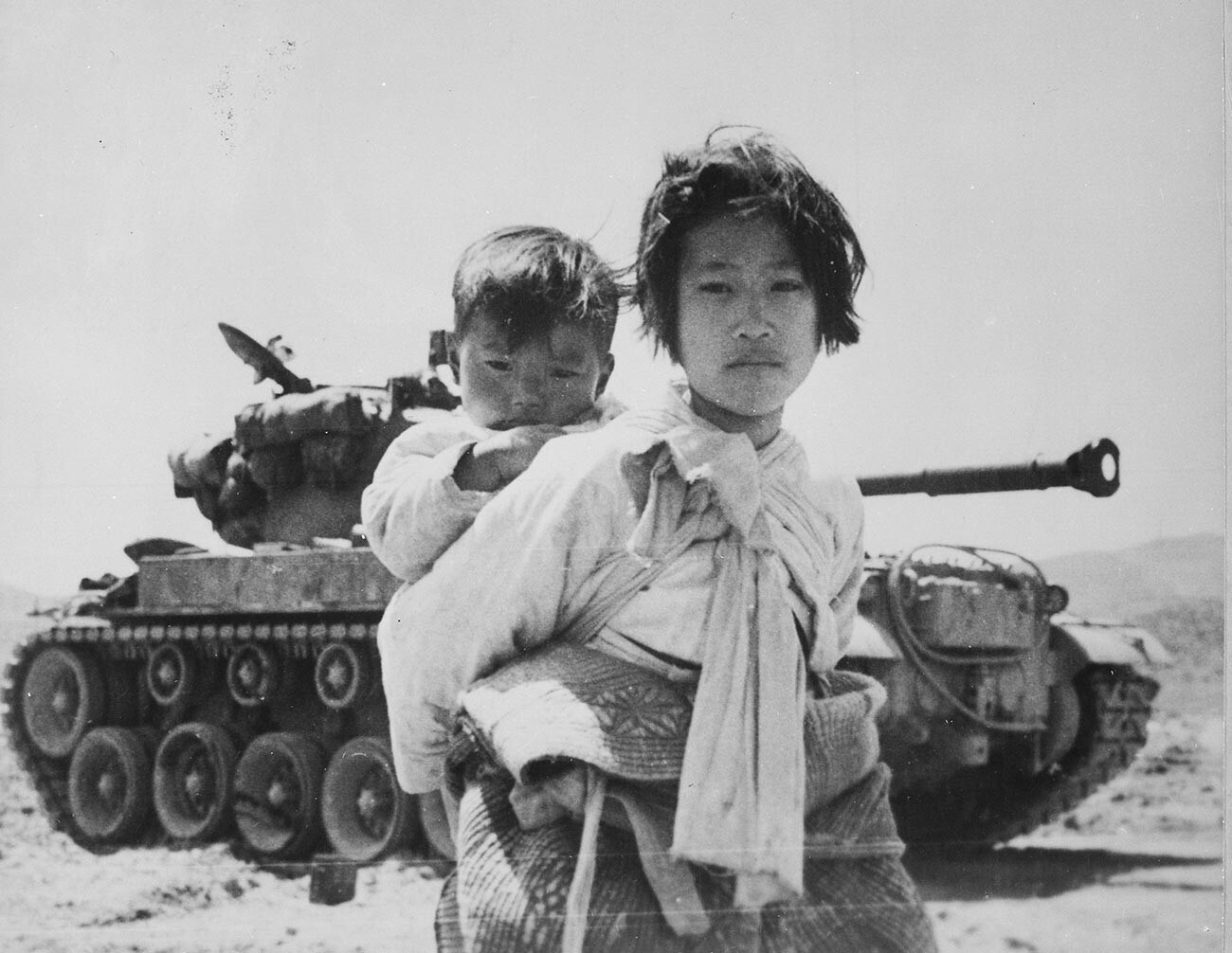 La guerra de Corea.
