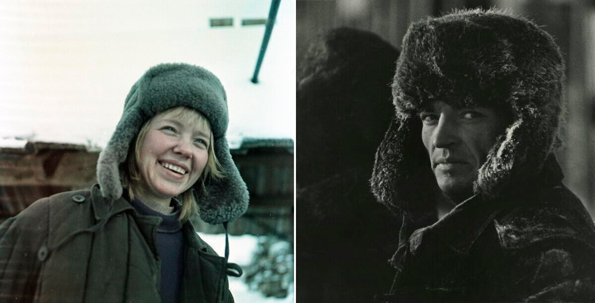 Девојка, одгледувач на животни, 1968; Портрет на маж, 1965 - 1970.

