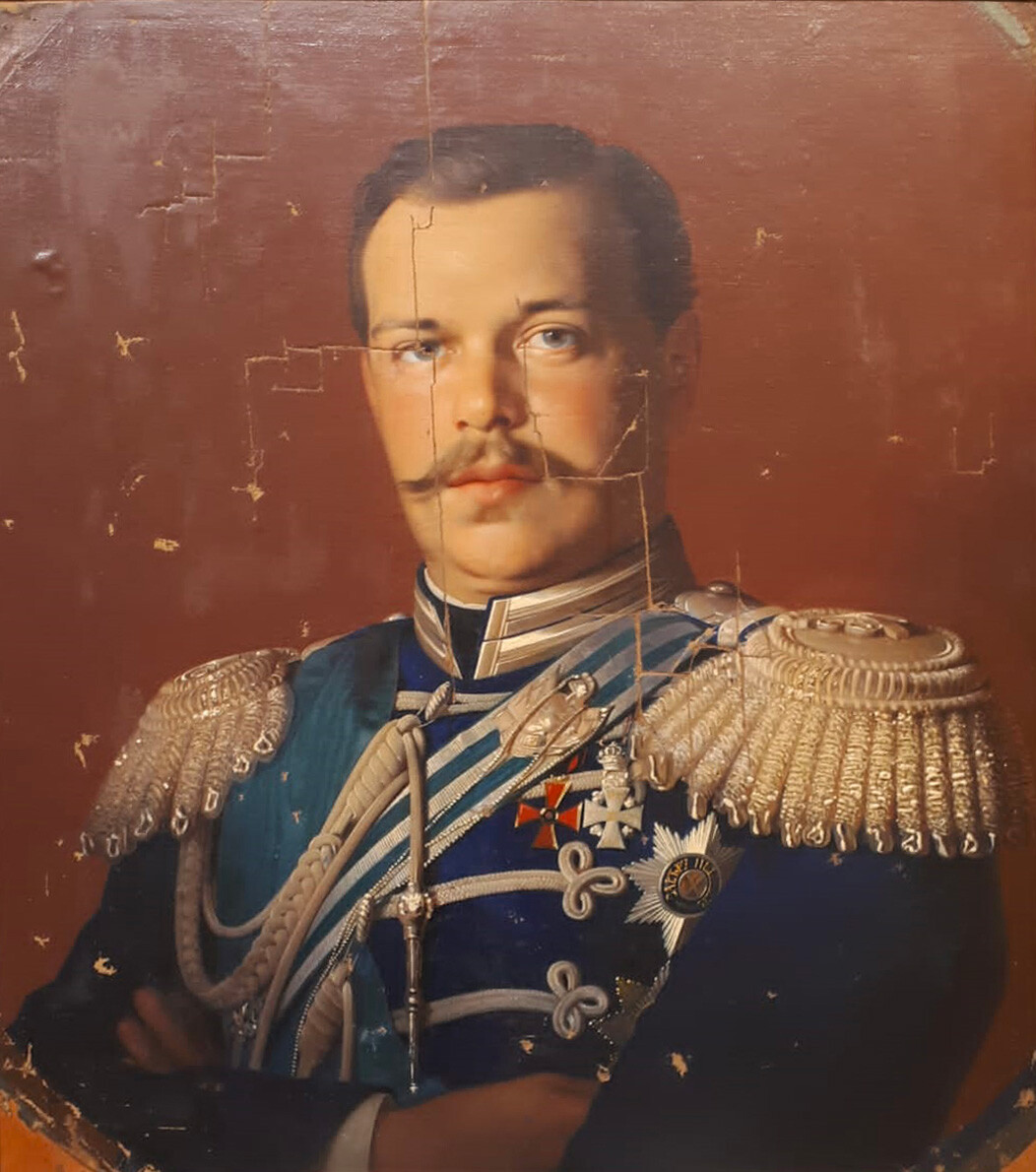 С. К. Зарянко. Портрет Александра III в бытность великим князем