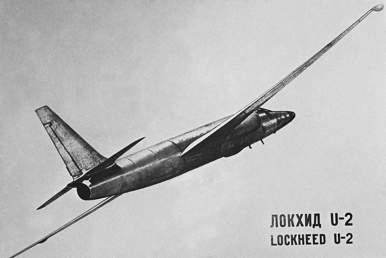 Das U-2-Flugzeug, das dem Flugzeug ähnelt, das Gary Frances Powers 1960 flog.
