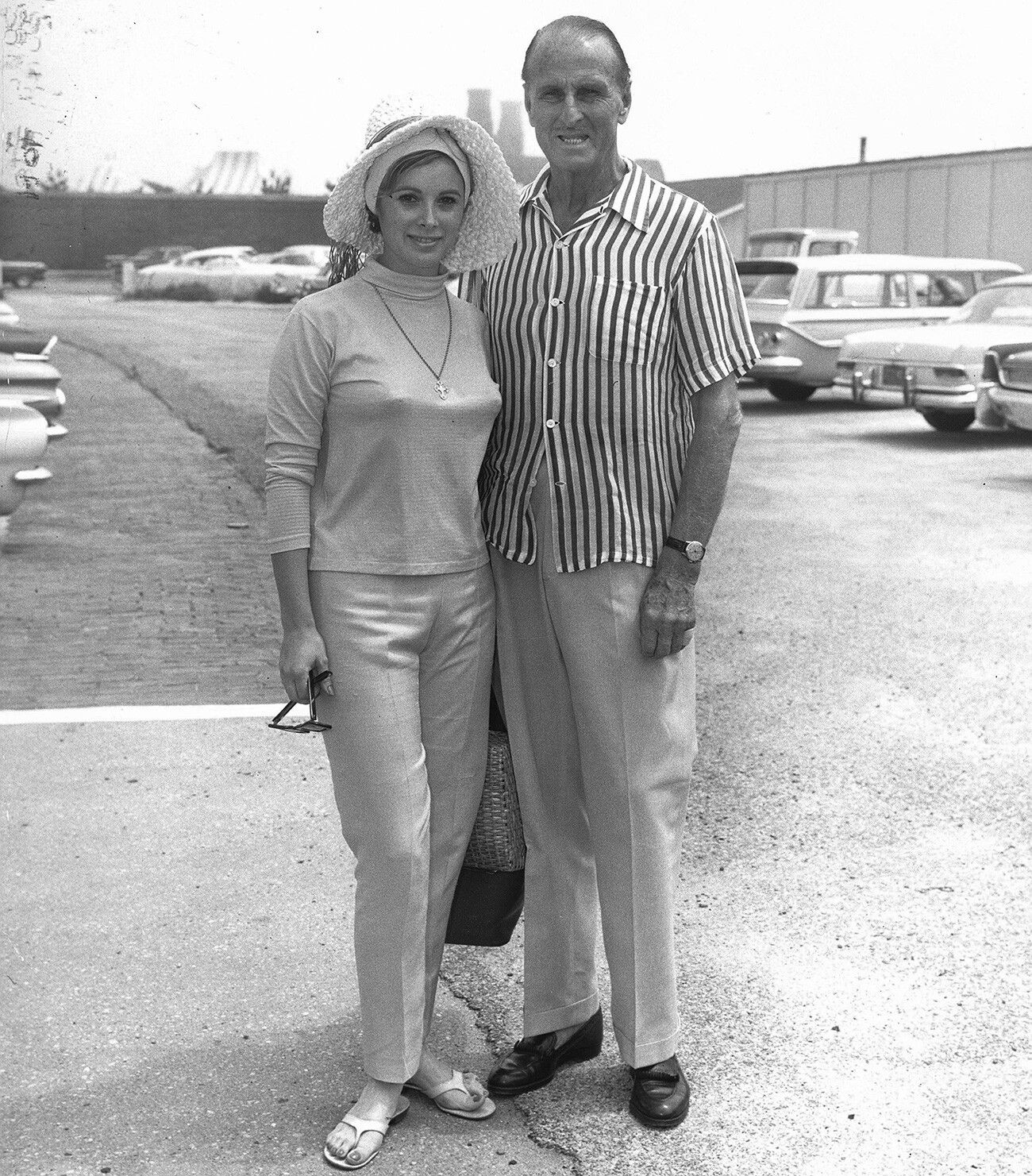 Jill St. John & Prince Serge Obolensky, Southampton, Ca 1960.