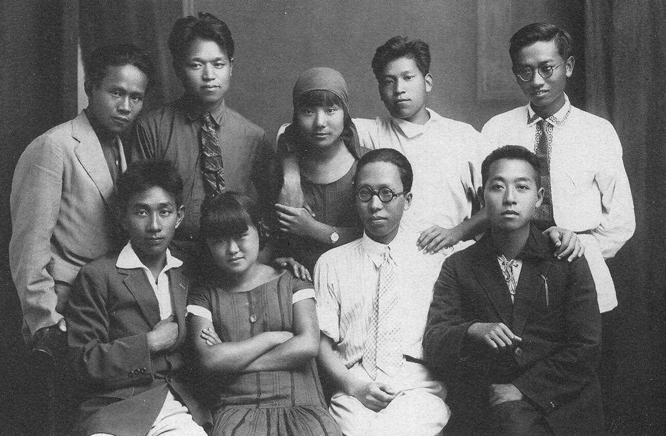 The Chinese students in Moscow , the 1920s