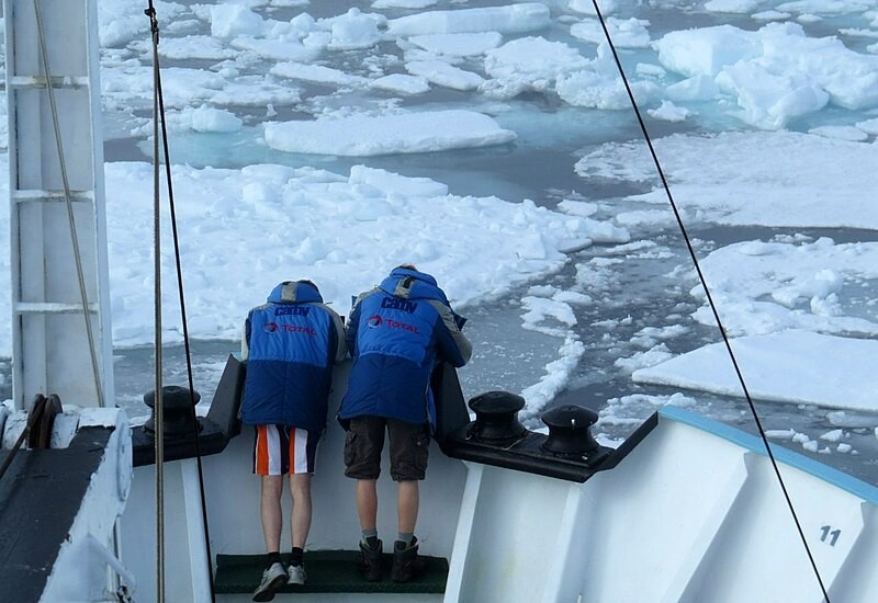 Foto tomada en el Mar de Kara a bordo del buque 'Profesor Molchanov' durante la ‘Universidad Flotante Ártica’ de 2013