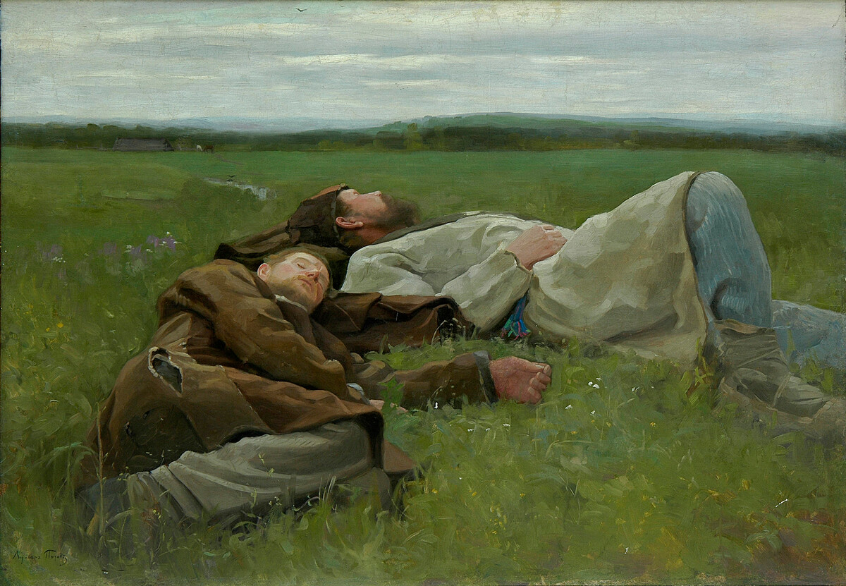 Un sueño profundo, 1912, Lukian Popov