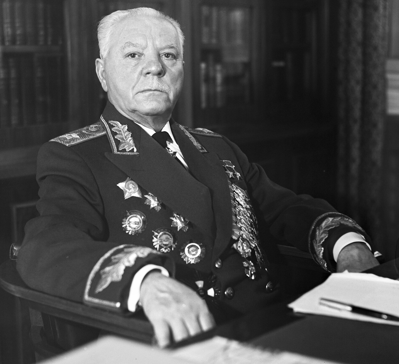 Marshal of the Soviet Union Kliment Voroshilov.