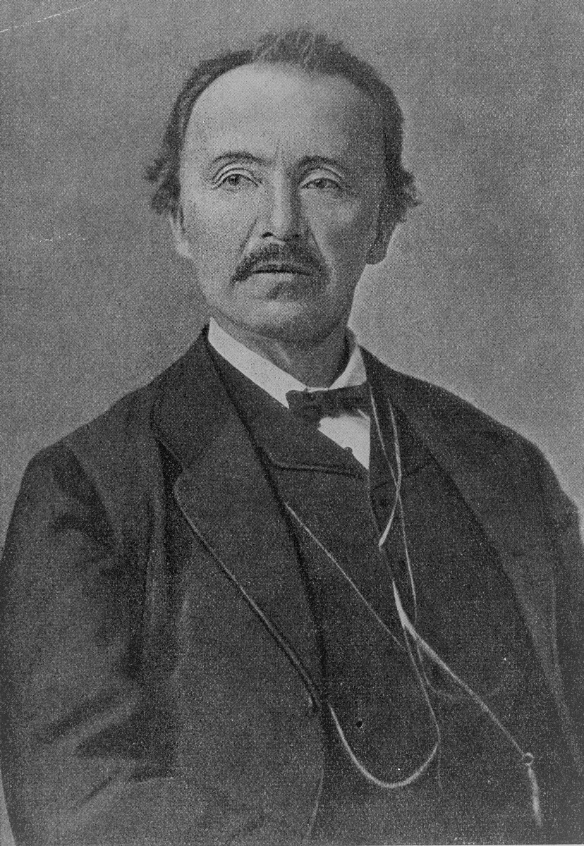 Heinrich Schliemann (1822-1890), imprenditore e archeologo tedesco, immagine del 1870