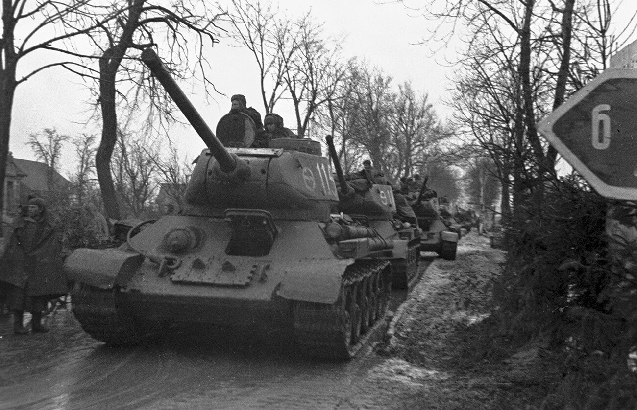 Советские танкисты в Восточной Пруссии