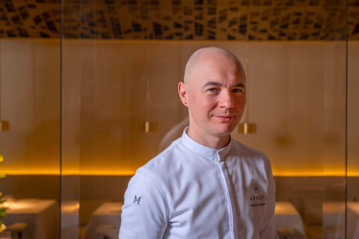 Chef Artiom Estafiev, restaurante Artest.