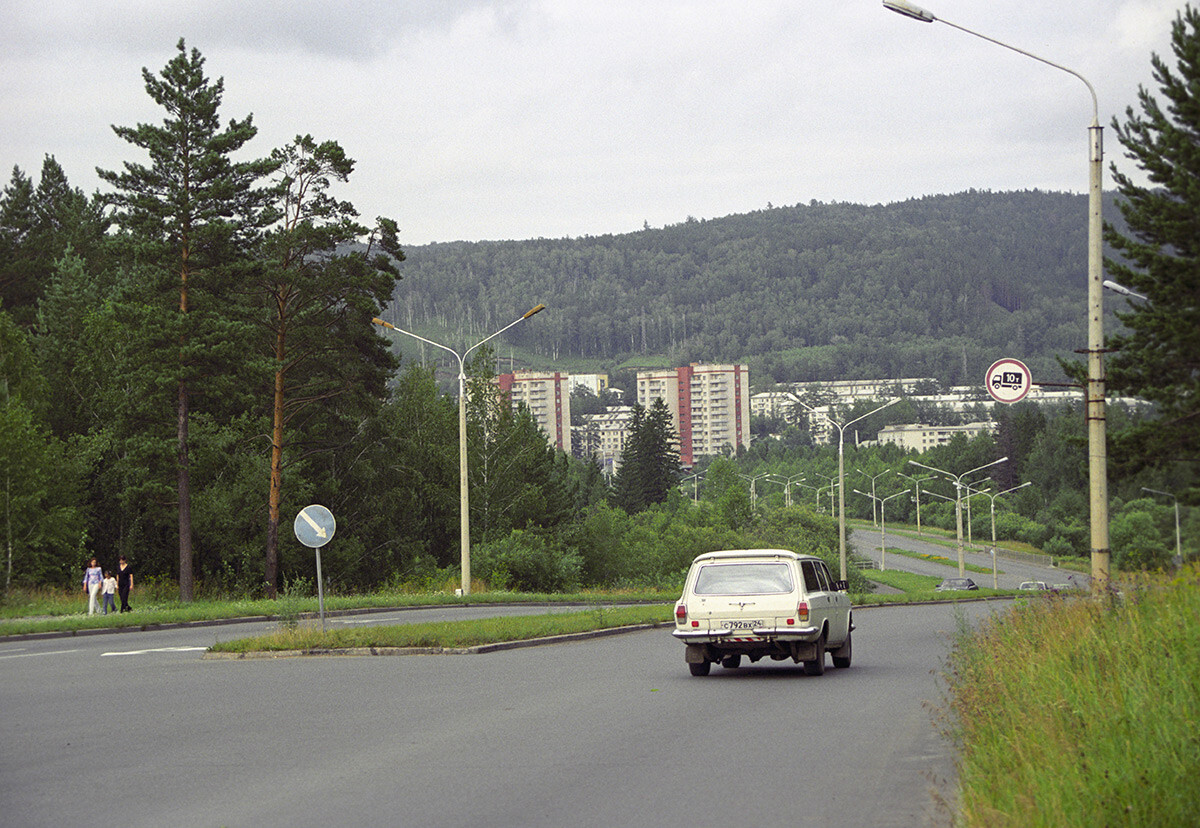 Les environs de la ville de Jeleznogorsk (jusqu'en 1954 Krasnoïarsk-26).
