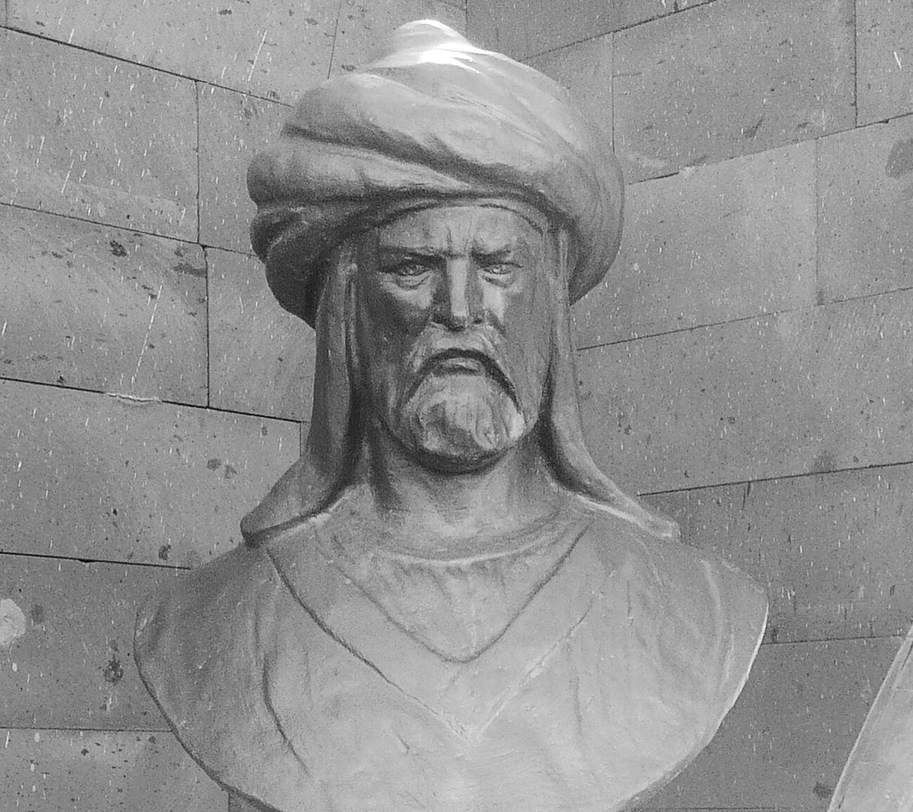 Statua di Batu Khan nel distretto di Pınarbaşı della provincia di Kayseri, in Turchia
