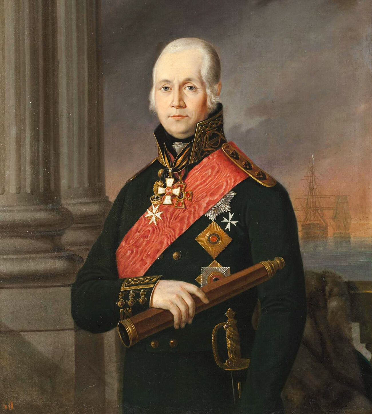 Portrait de l'amiral Fiodor Ouchakov