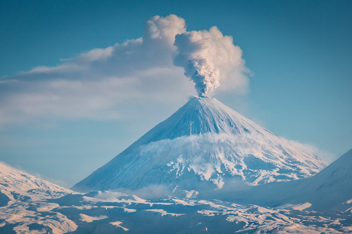 Klyuchevskaya Sopka volcano.