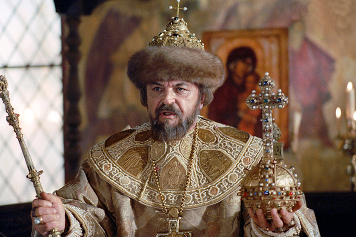 Cena do filme “Boris Godunov”.