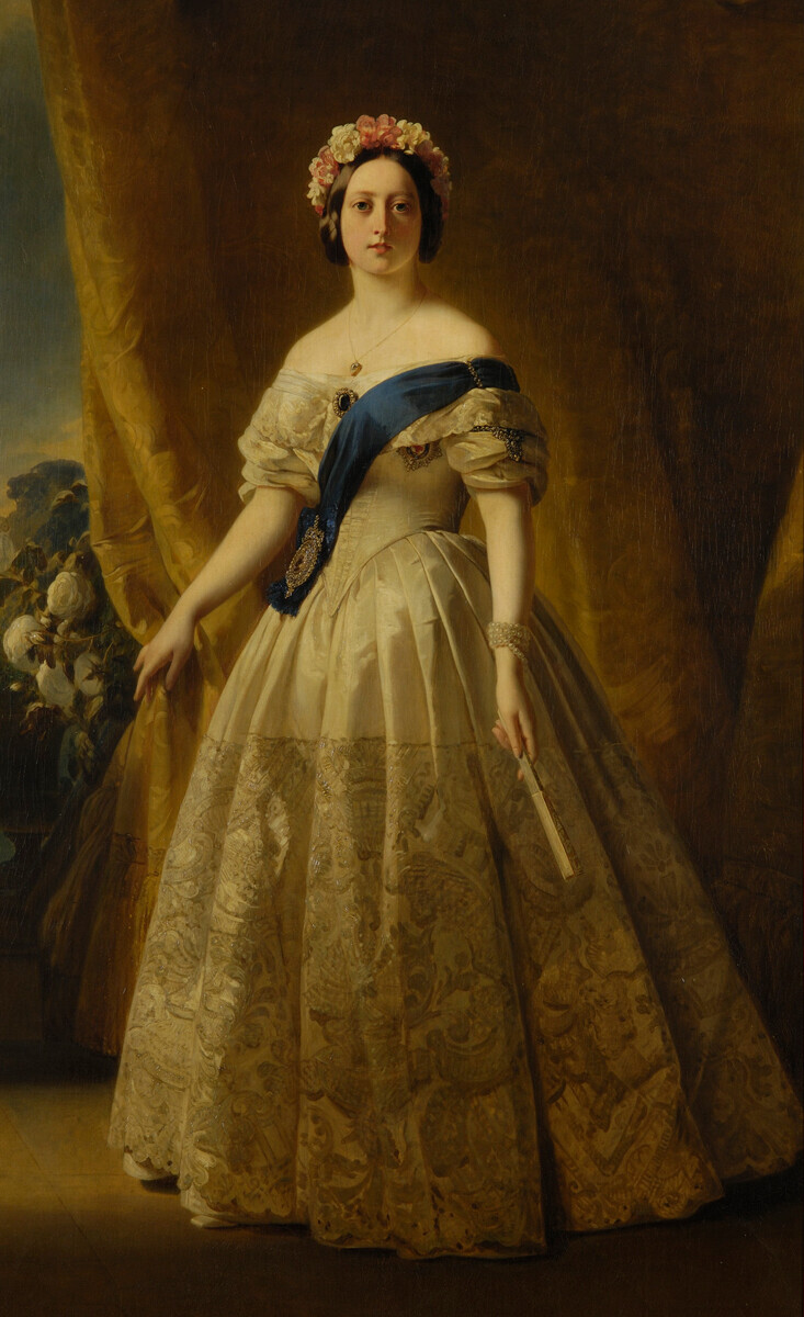 Rainha Vitória da Grã-Bretanha, 1844-1845, Franz Xaver Winterhalter

