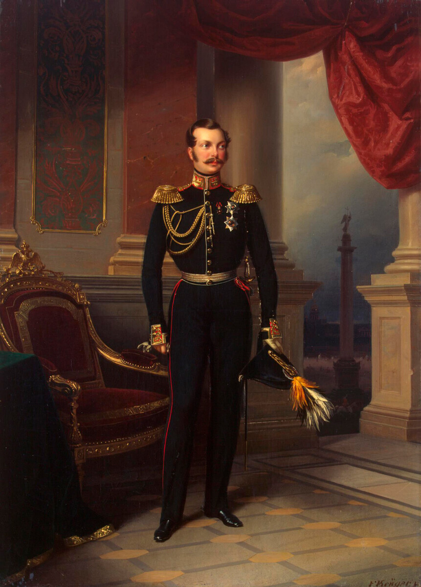 Retrato do grão-duque Alexandre, 1840, Franz Krüger

