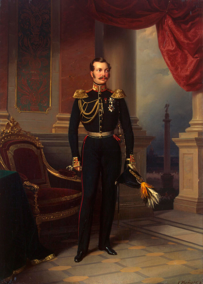 Retrato del Gran Príncipe Alejandro, 1840, Franz Krüger