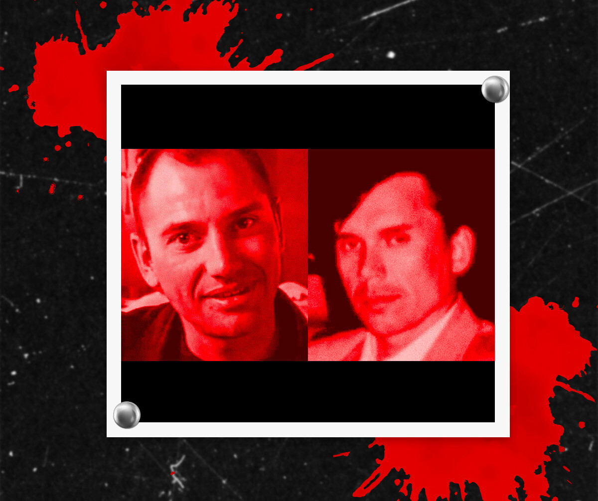 Andrey Koligov and Vitaly Ignatov, leaders of the Kurganskaya organized crime group.