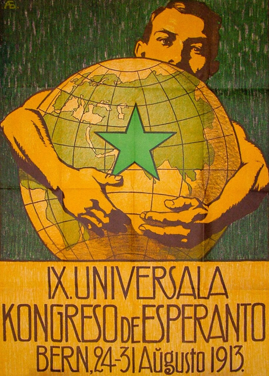 A plakat, IX. svetovni kongres esperantistov