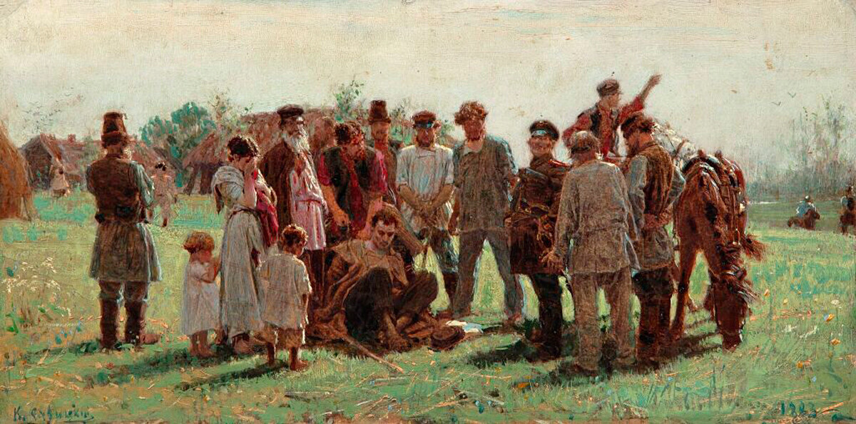 Константин Савицки, „Бегалец“, 1883.

