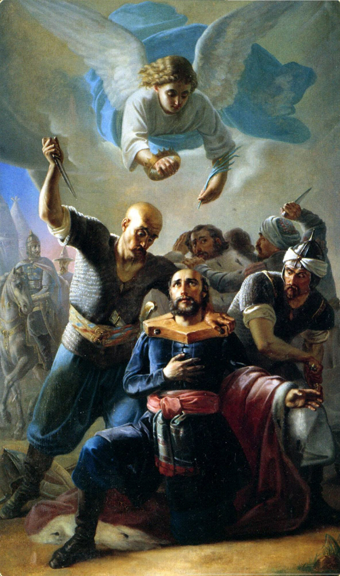 A morte de Mikhail de Tver.

