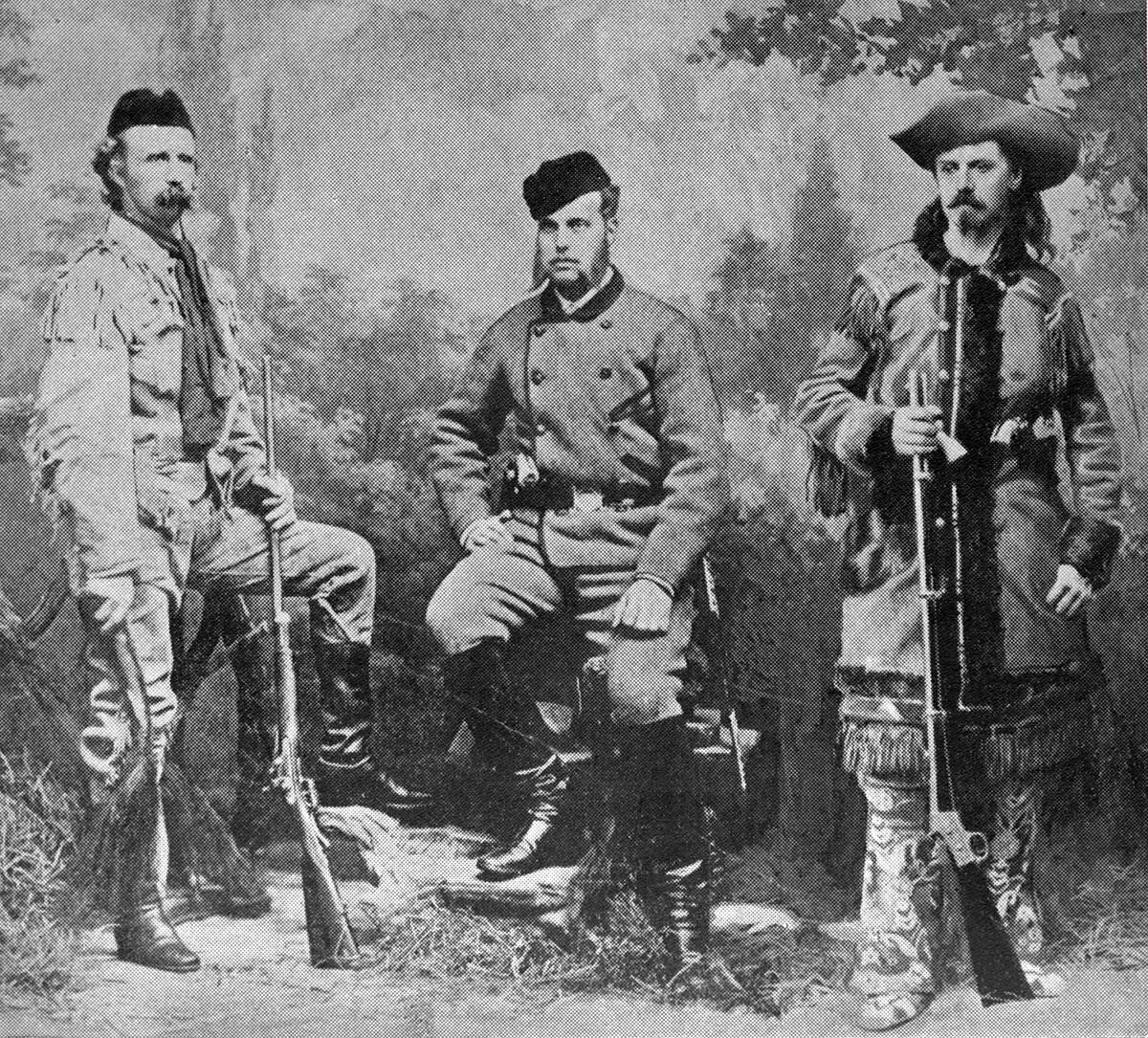 George Armstrong Custer, Alexis Alexandrovitch de Russie, William Cody, 1872