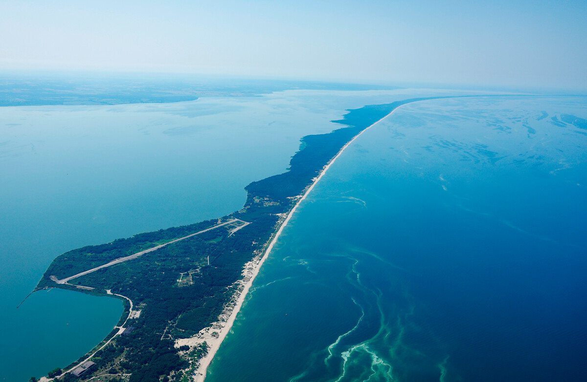 Pogled na Baltičku prevlaku u Baltijsku. 