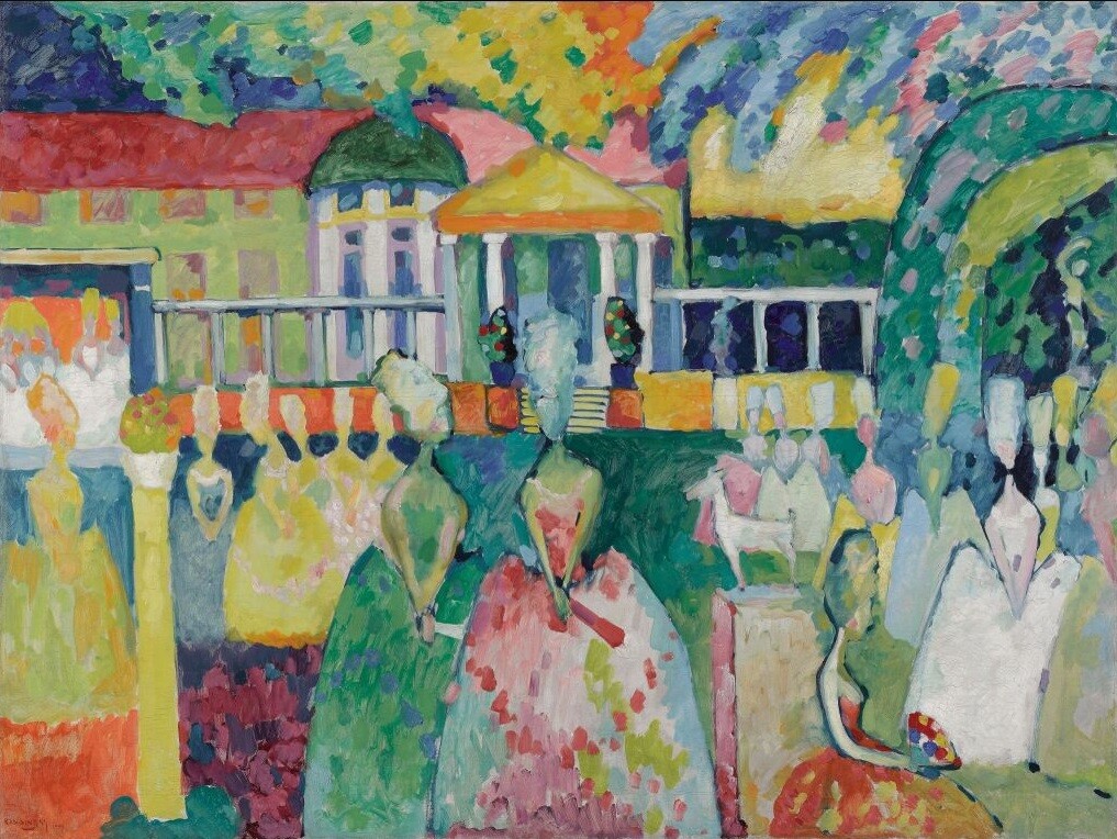 Василий Кандинский. Дамы в кринолинах, 1909