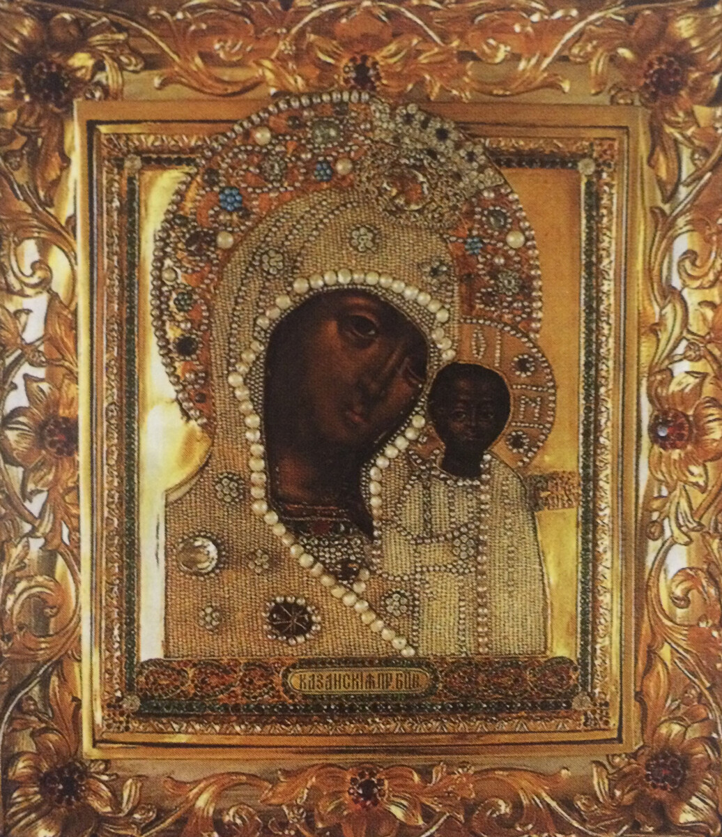 L’Icona della Madre di Dio di Kazan presente nella Cattedrale dell’Epifania in Elokhovo, nel quartiere Basmannyj di Mosca