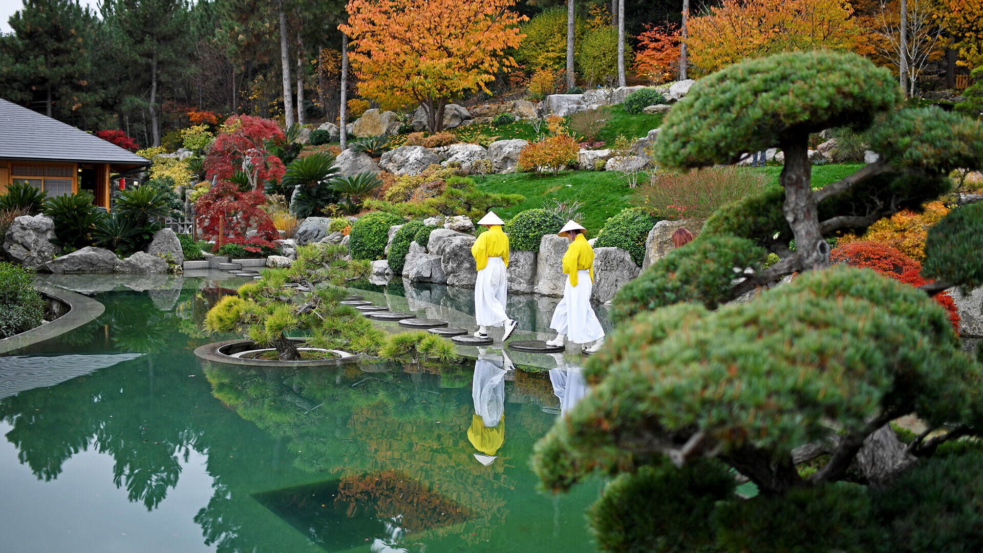 японский сад ялта фото