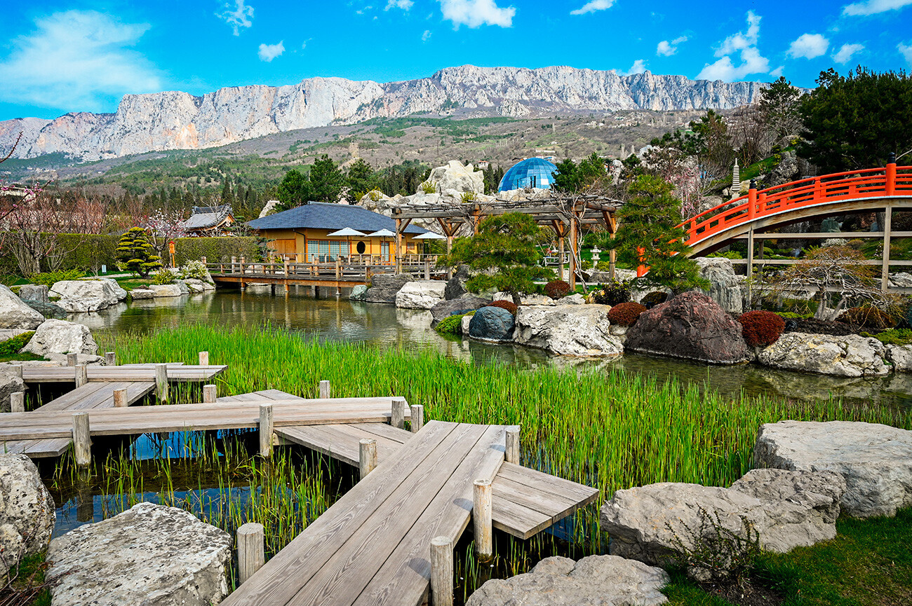 Сinq jardins japonais situés en Russie