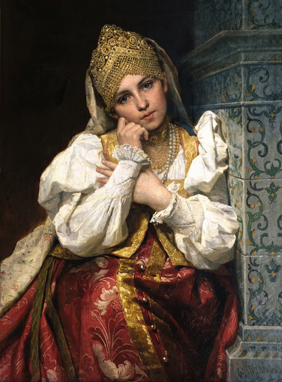 フィルス・ジュラヴレフ『ボヤールの娘』1897年